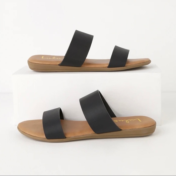 Lulus Black Oona Sandals (SOLD) - Picture 3 of 6